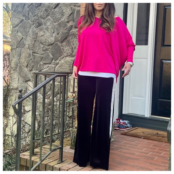 XL Boho Oversized Knit Boxy Top pink - Picture 3 of 6